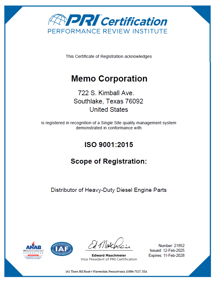 2025 Audit Certificate